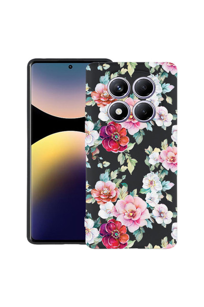 bestcase Υπέρλεπτη Θήκη για Xiaomi Redmi Note 14 Pro 4G, Φλοράλ - Σχέδιο Καμέ...