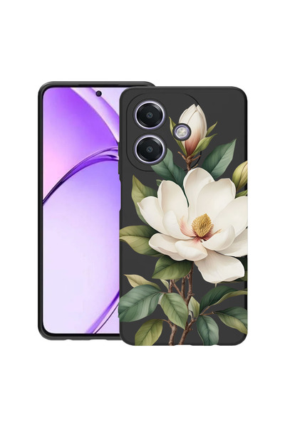 bestcase Υπέρλεπτη Θήκη για OPPO A40 / A40M / A60 5G, Φλοράλ - Λευκή Μανόλια,...