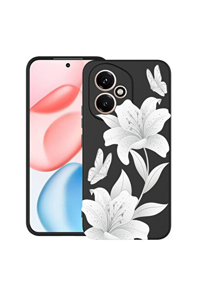 bestcase Υπέρλεπτη Θήκη για Honor 400, Φλοράλ - Κομψός Λευκός Λωτός, 2060076 ...