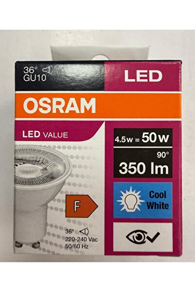 GU10 Led Ampül 4.5w 350lm 6500K