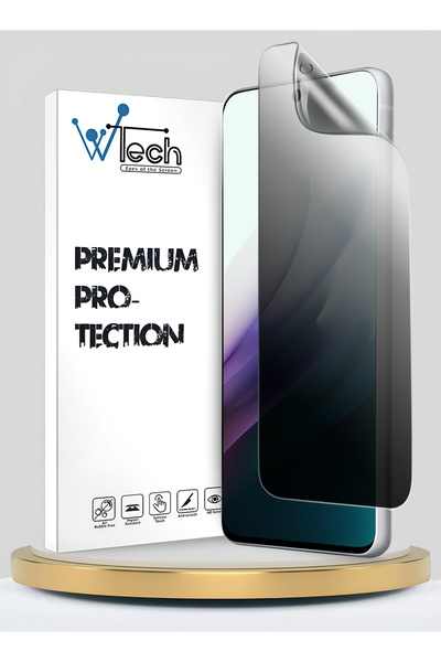 Wtech واقي شاشة هيدروجيل فاخر مضاد للتجسس لهاتف شاومي ريدمي 15 4G/5G 2025، رق...
