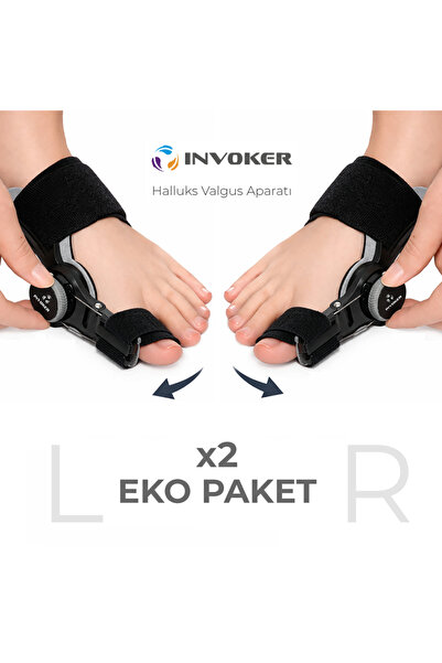 INVOKER Ayarlı Ayak Baş Parmak Kemik Düzeltici Halluks Valgus Başparmak Eğril...
