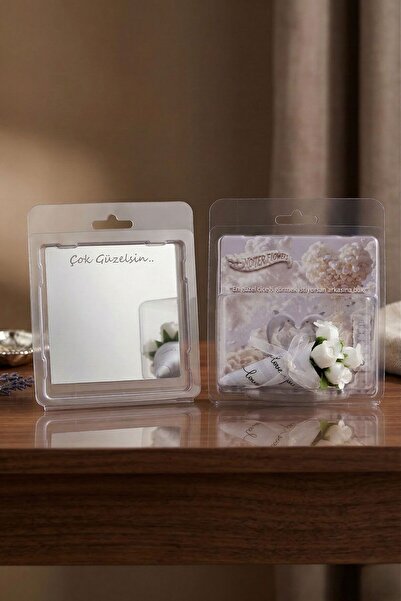 Gorgeous Minik Buket Hot Flowers Çok Güzelsin Yazılı Aynalı Yapay Çiçek Buket...