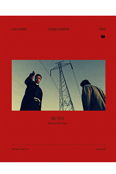 Taranist Poster - Seven Film Posteri Brad Pitt