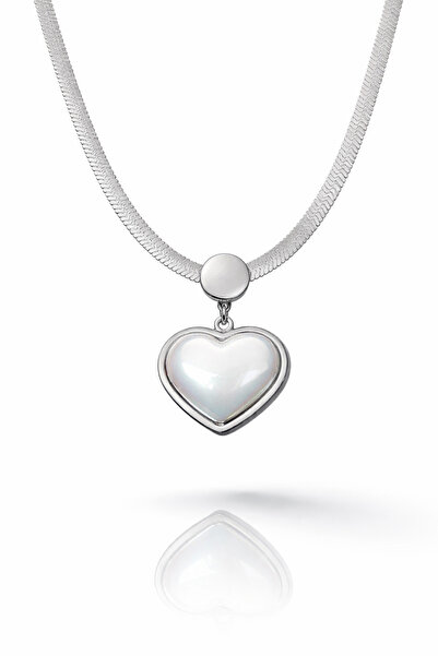 serelya 316L Steel Italian Chain Heart Necklace
