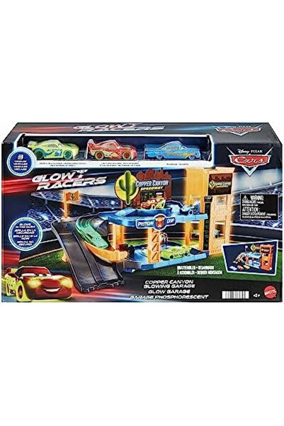 Disney Αυτοκίνητα που λάμπουν, Αγωνιστικά, Χάλκινη Κάνυον, Φωσφορίζον Γκαράζ,...