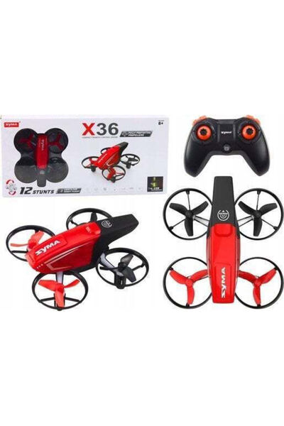 Syma Τηλεκατευθυνόμενο Drone X36 Κόκκινο-Μαύρο χωρίς Κάμερα