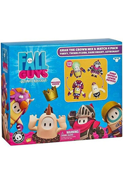 Moose Toys Φιγούρες Fall Guys Mix & Match Σετ 4 Φιγούρων Δράσης