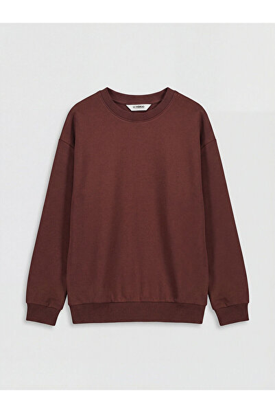 LC Waikiki Nevavm Farklı Renkler Oval Collar Boys' Soft Touch Sweatshirt