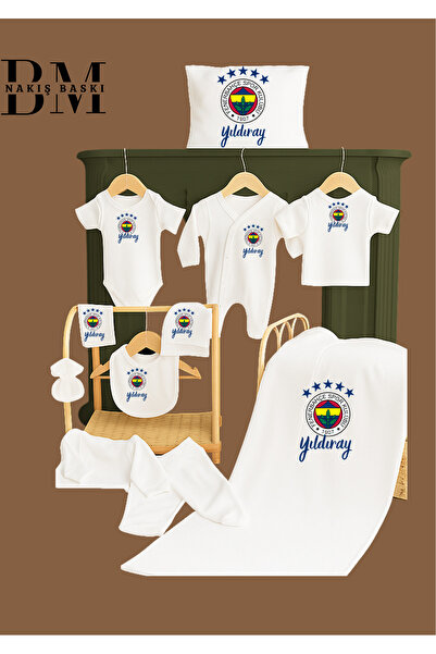 BMNAKIŞBASKI Kişiselleştirilebilir Fenerbahçeli İsimli 11 Parça Yenidoğan Has...