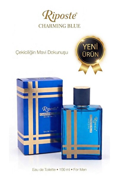 HELIX COSMETIC Charming Blue Yeni Seri Erkek Parfümü 100ML
