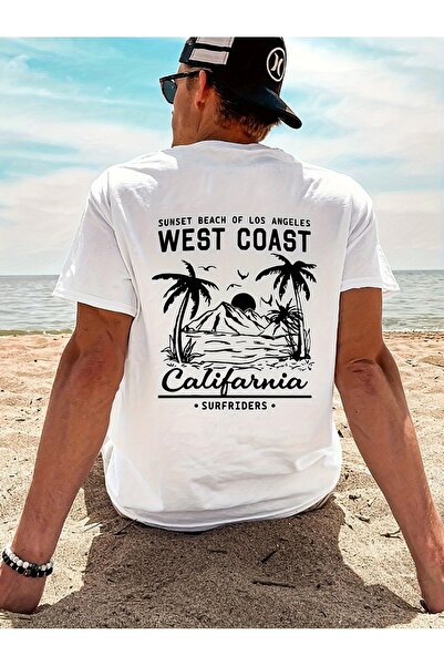 Let's Wear Μπλουζάκι Unisex Premium με στάμπα West Coasts