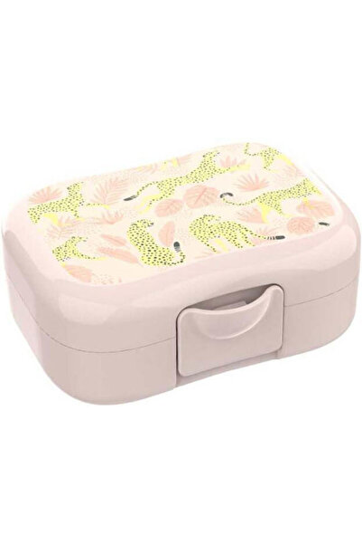 Other Lunch Buddies Πλαστικό Cookie Box σχέδιο Λεοπάρδαλη χρώμα ροζ-χρυ