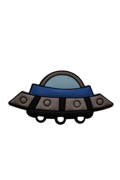 OEM Αξεσουάρ Διακόσμησης Παπουτσιών Σχέδιο UFO Γκρι M - Jibbitz