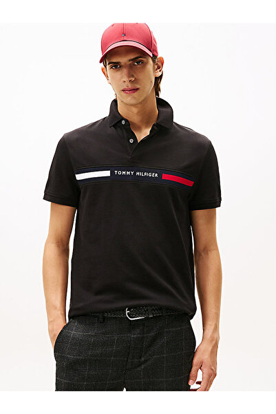 Tommy Hilfiger Men's Hilfiger Chest Polo T-Shirt