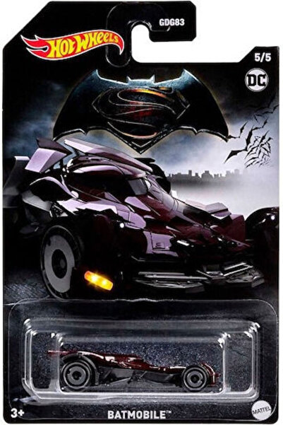 HOT WHEELS Μοντέλο αυτοκινήτου Μπάτμαν Μπάτμομπιλ 2 1:64