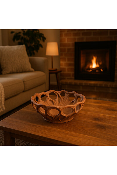 Modela3D Root Bowl Organik Tasarım Dekoratif Kase | Doğadan İlham Alan Modern...