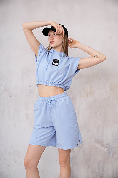 PONÇİK Women's Sports Shorts Set 25069