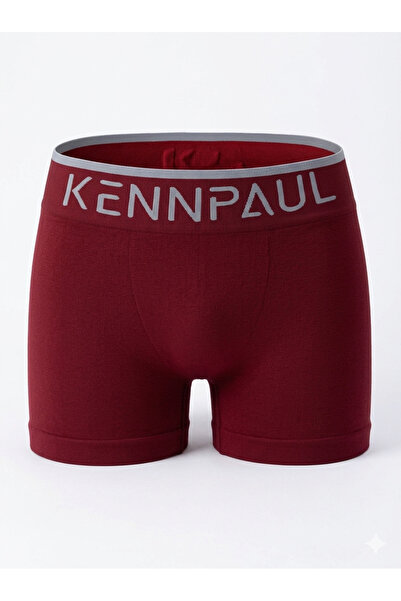 Kennpaul Erkek Seamless Microfiber Boxer – Dikişsiz, Nefes Alan, Esnek, Terle...