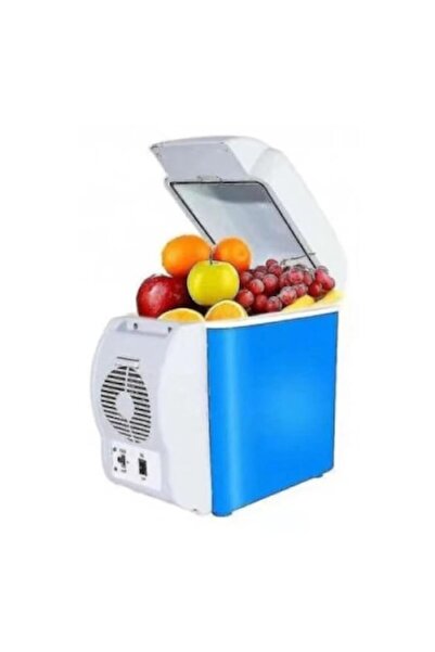 OEM Φορητό Ψυγείο Αυτοκινήτου, 12V, 7.5L, Λειτουργία Ψύξης και Θέρμανσης, Μπλ...