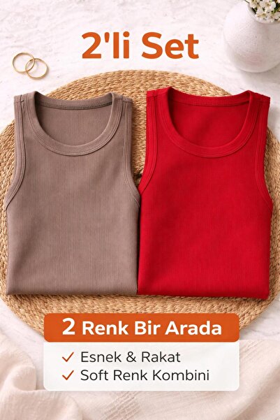 THB.Edition Kadın Fitilli Atlet Kaşkorse