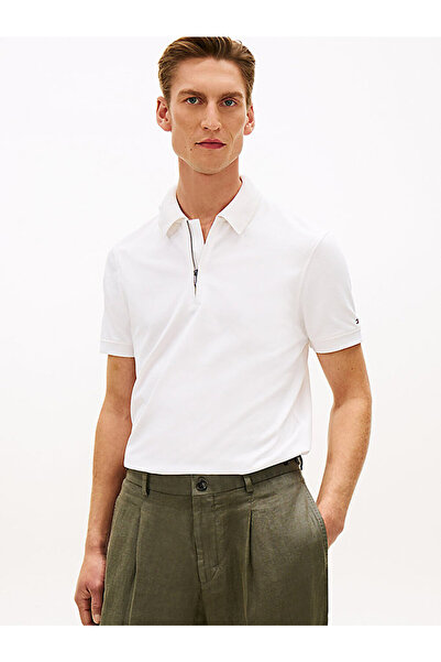Tommy Hilfiger Men's Dc Zip Polo T-Shirt