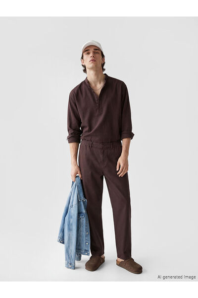 LC Waikiki Nevavm Standard Fit Men's Trousers with a Difference