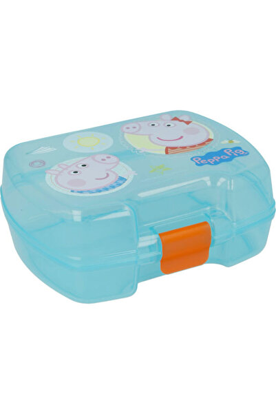 Stor Peppa Pig Πλαστικό Παιδικό Δοχείο Φαγητού Γαλάζιο Μ17 x Π1