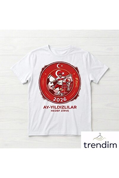 HerTarzınTrendi Μπλουζάκι Unisex Ειδικού Σχεδιασμού Παγκοσμίου Κυπέλλου Τουρκ...