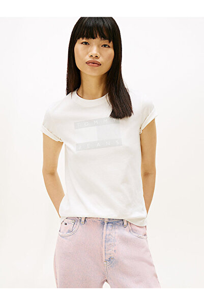 Tommy Hilfiger kadın tjw reg tj flag t-shirt
