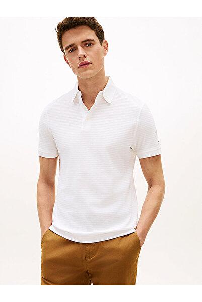 Tommy Hilfiger Men's Tonal Texture Polo T-Shirt
