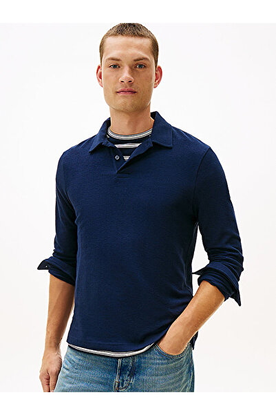 Tommy Hilfiger Men's Ls Terry Reg Polo T-Shirt