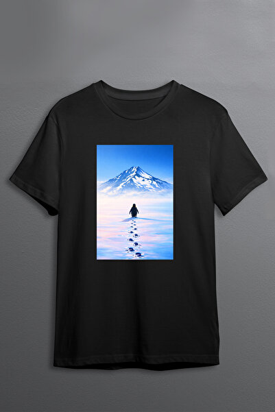 Justime Design Nihilist Penguin Front Print Oversize Cotton Crew Neck Unisex ...