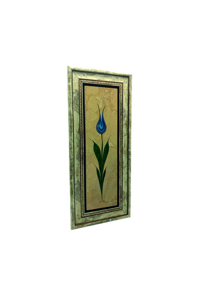 Sadrazam Μωβ Τραπέζι Ζωγραφικής με Σχέδιο Λουλουδιών Τουλίπας και Εμπριμέ Φυσ...