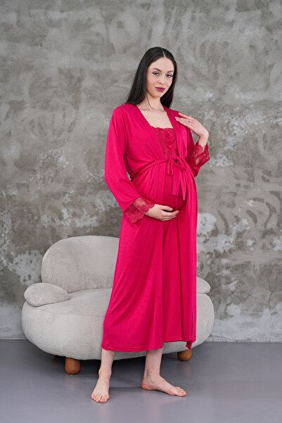 Lohusa Homewear مجموعة ملابس نوم صيفية أنيقة للحوامل من الموسم الجديد باللون ...