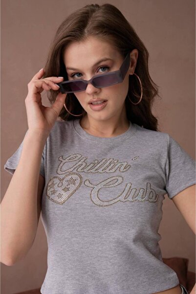 DENİKK Trend Short Sleeve Crop Top Body-Short-Sleeved Crio Top Body