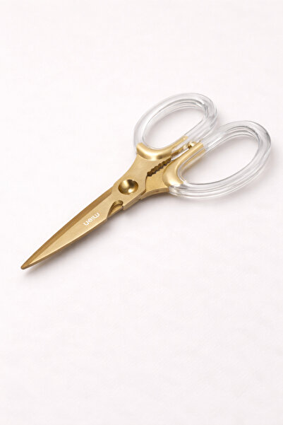 Mirilliahome Gold Kitchen Scissors Stainless Steel Multi-Purpose Cutting Scis...