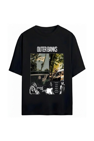 SVART WEAR Outer Banks Unisex Oversize 100% Βαμβακερό T-Shirt