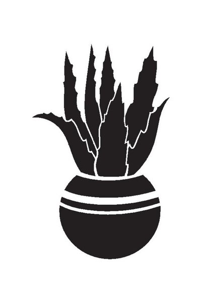 Generic Brand Pot Flower Cactus Auto Motor Laptop Wall Foil Sticker (TYPE 3) ...