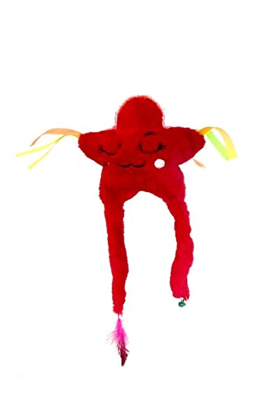 nova epoxy art Red star plush cat toy