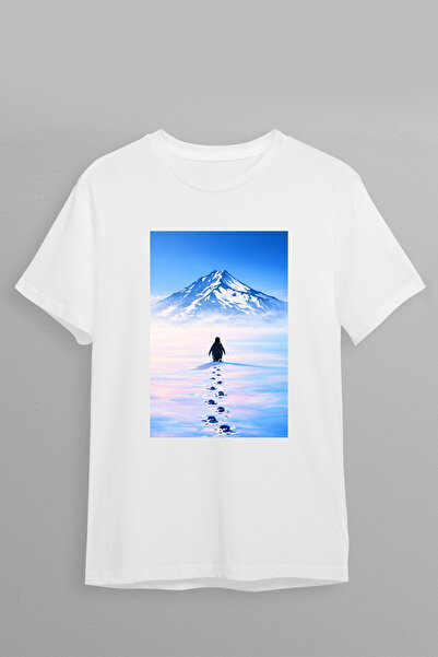 Justime Design Nihilist Penguin Front Print Oversize Cotton Crew Neck Unisex ...