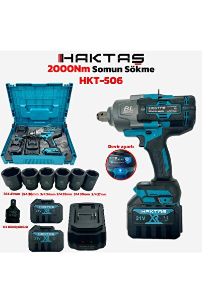 haktaş 2000Nm Somun Sökme Sıkma Makinesi