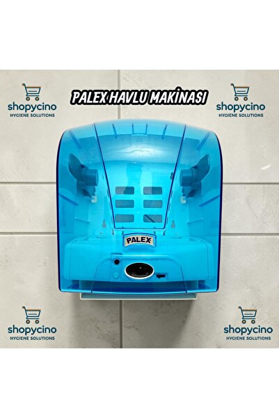 Palex SH-2 STİLL OTOMATİK HAVLU DİSPENSERİ 19-21 CM KAĞIT ŞEFFAF MAVİ