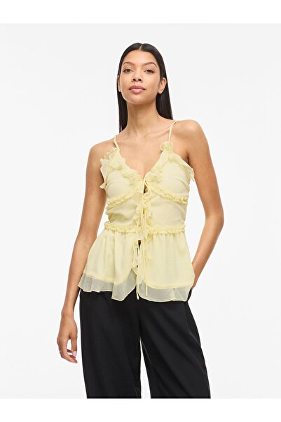 VILA Trägertop VIFALIA V-Ausschnitt