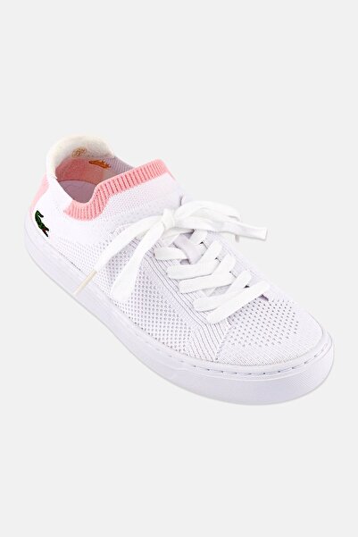 Lacoste Women La Piquee Lace Up Casual Shoes, White