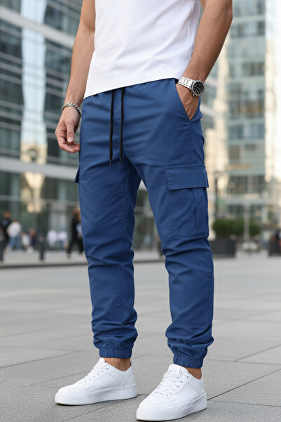 Oxmen Avant Garde Ανδρικό παντελόνι τύπου jogger σε σκούρο μπλε χρώμα, ποιοτι...