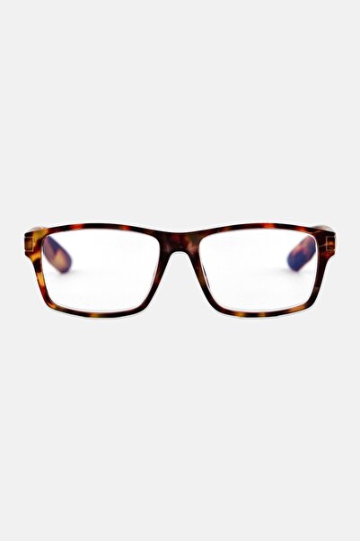 A & A Glasses Women WRS7211S Square Reading Glasses, Havana Brown