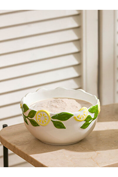 LC Waikiki Rmz Gi̇yi̇m Farkiyla Printed Ceramic Bowl 14 cm