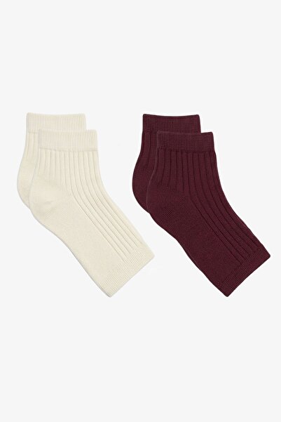 COTENCONCEPT 2 ζευγάρια γυναικείες κάλτσες χωρίς δάχτυλα με κορδόνια