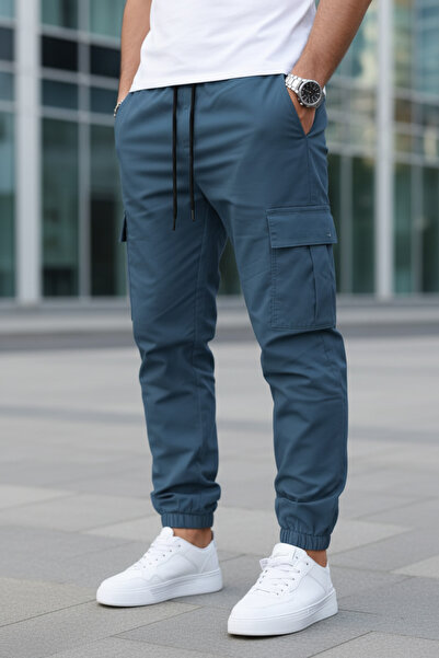 Oxmen Avant Garde Ανδρικό παντελόνι Jogger από βαμβακερό Lycra υψηλής ποιότητ...